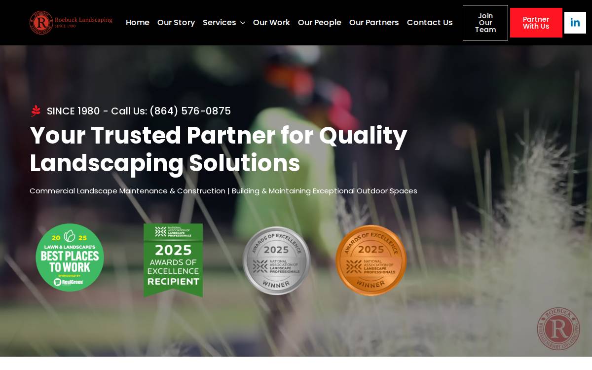 Roebuck website preview