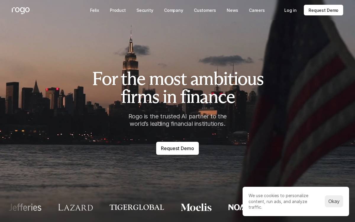 Rogo website preview