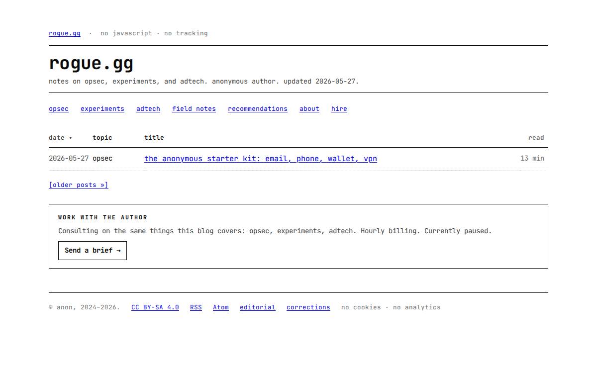 Rogue eSports website preview
