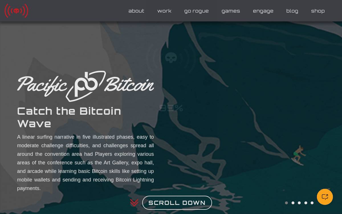 Rogue Signal website preview