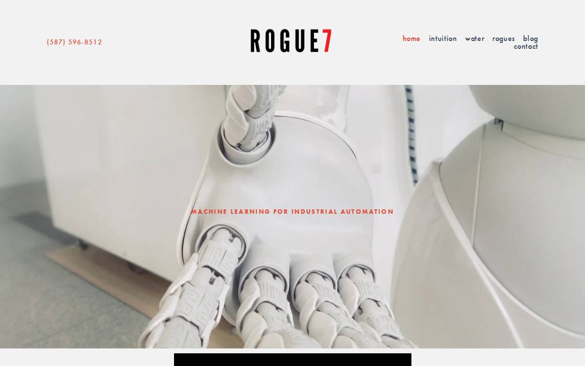 Rogue7logo website preview