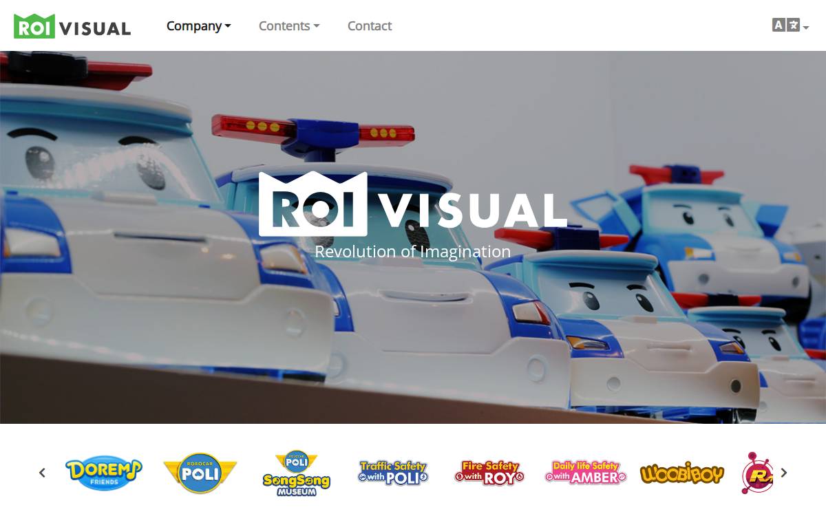 Roivisual website preview