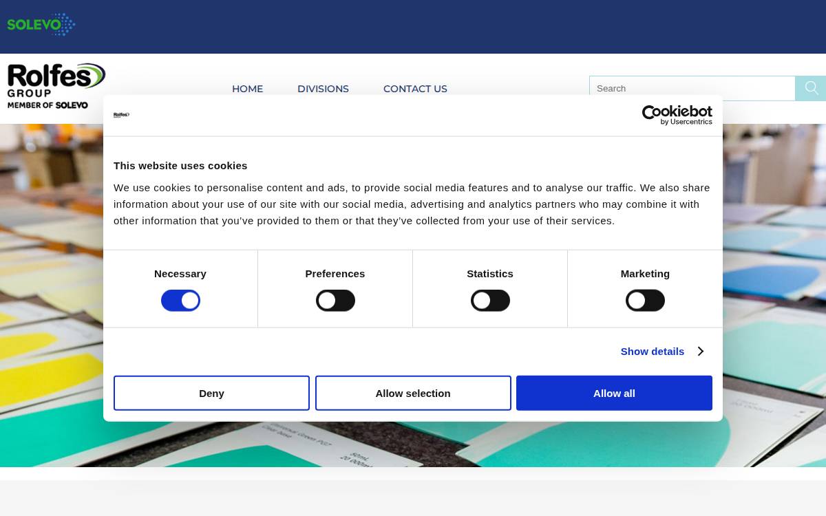 Rolfes website preview