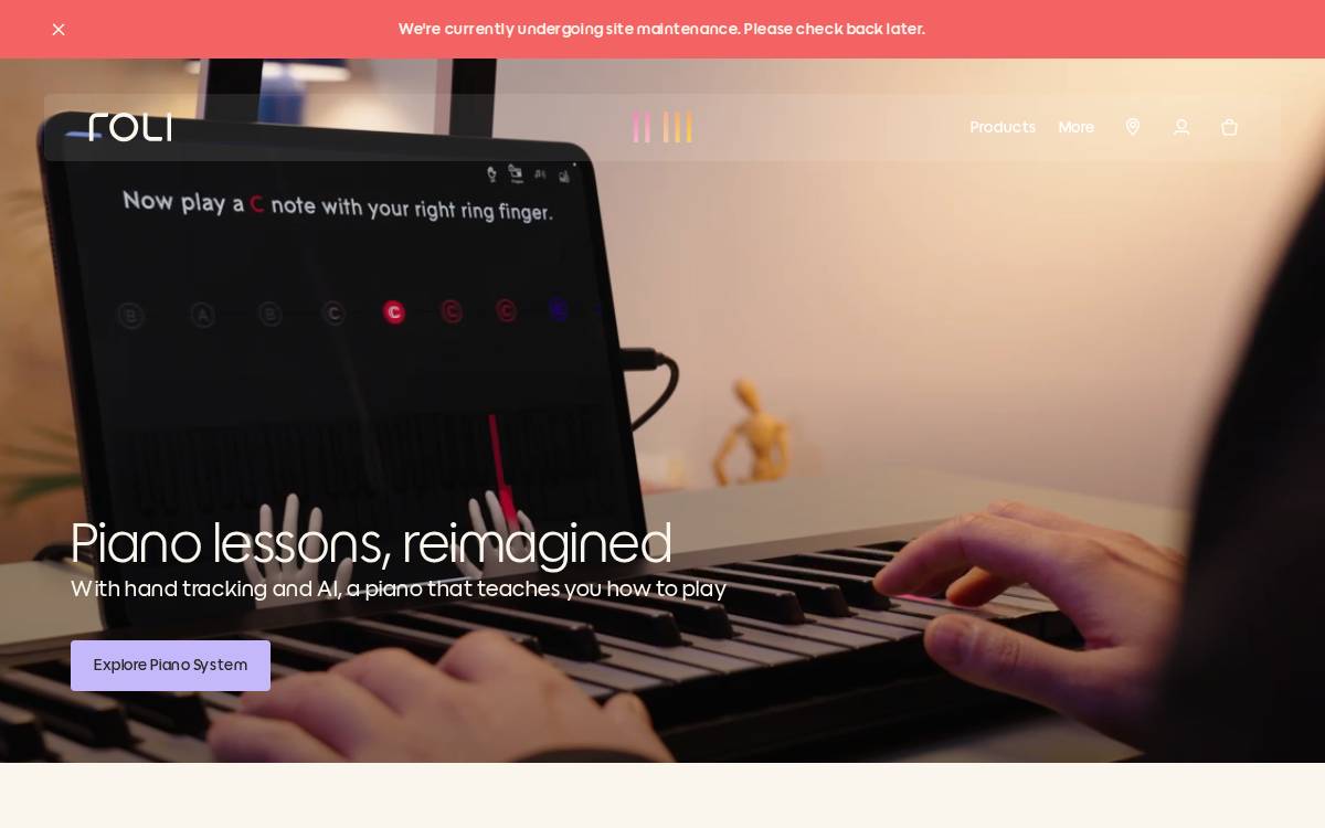Roli website preview