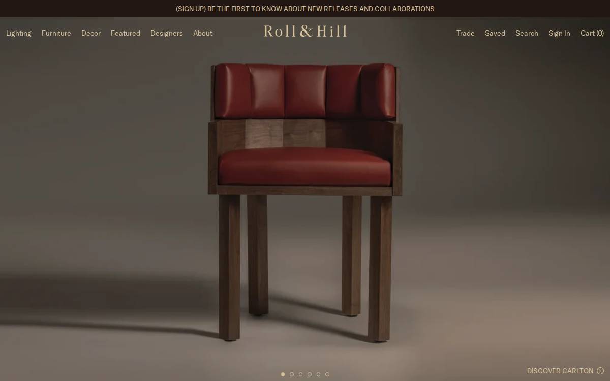 Roll & Hill website preview