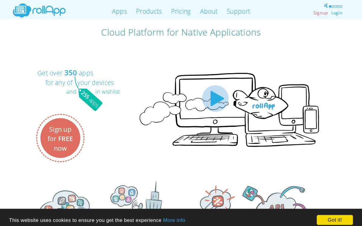 Rollapp website preview
