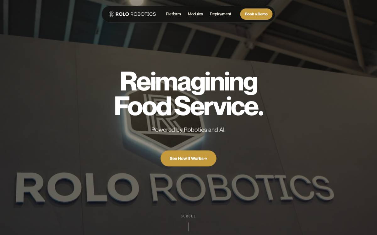 Rolo Robotics website preview