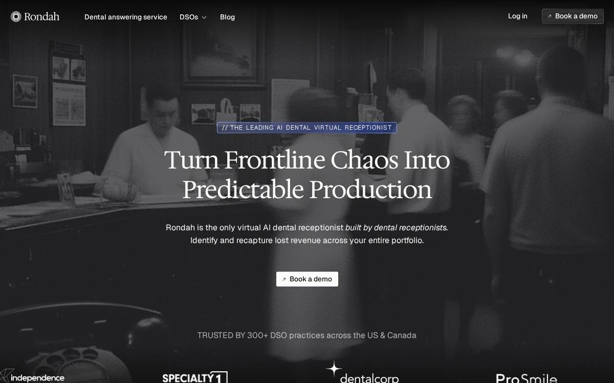 Rondah AI website preview