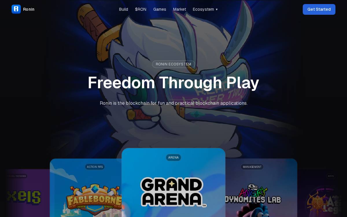 Ronin website preview