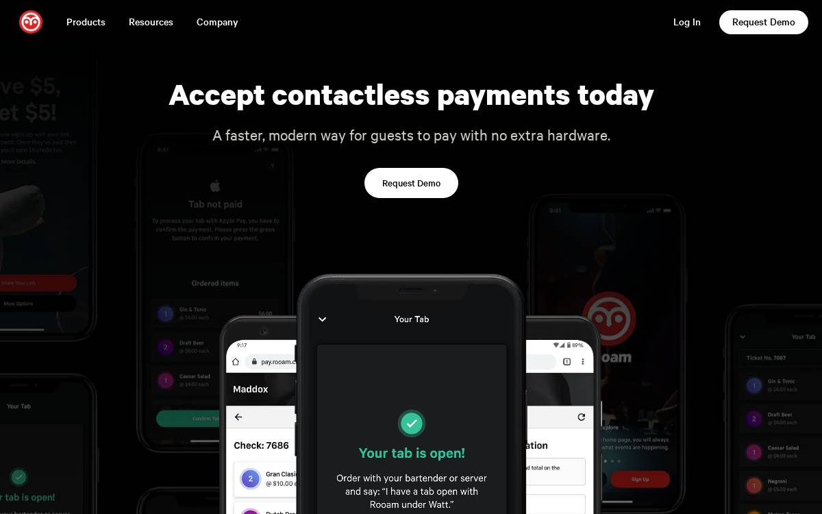 Rooam website preview