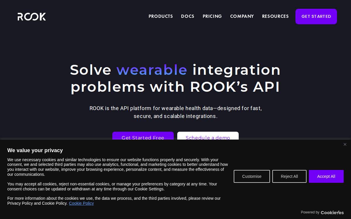 Rook website preview