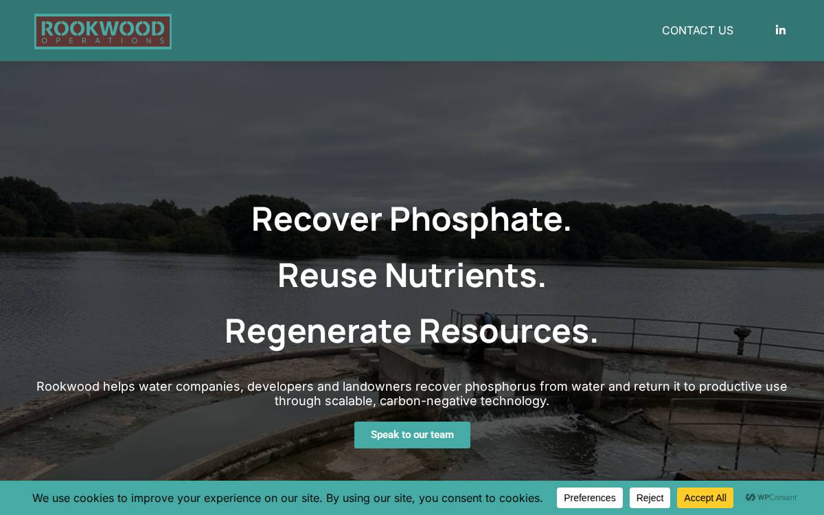 Rookwood Operations website preview