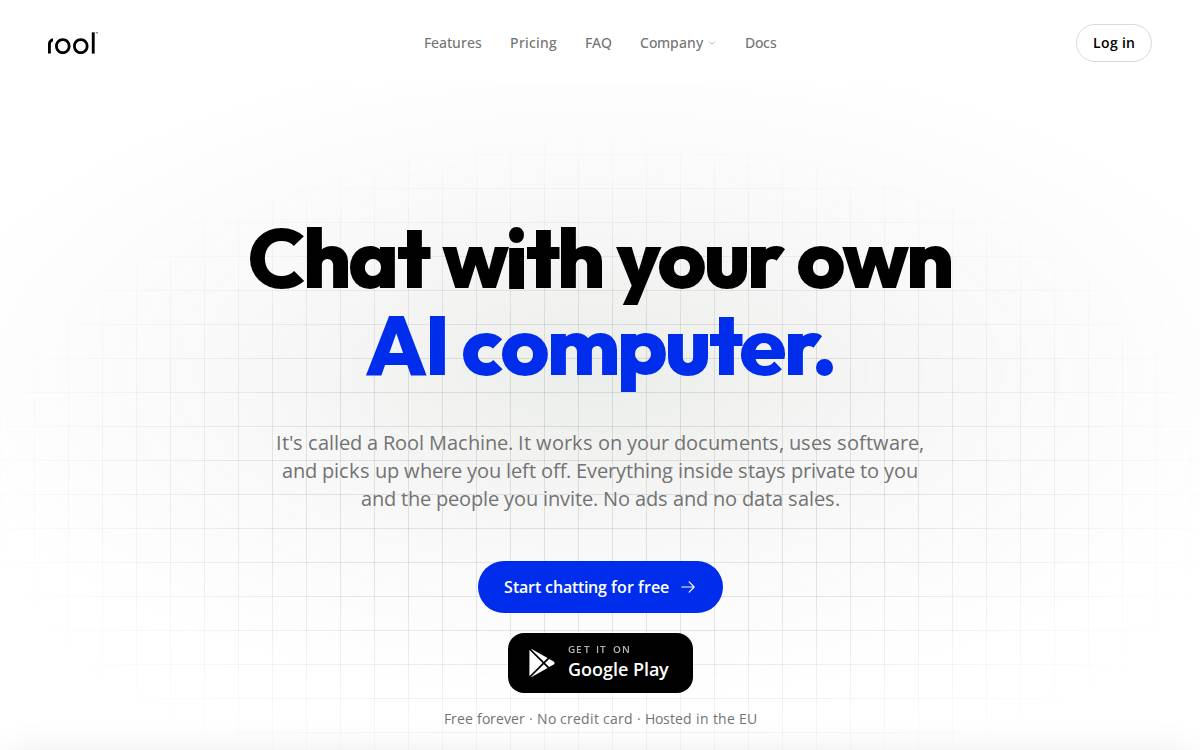 Rool website preview