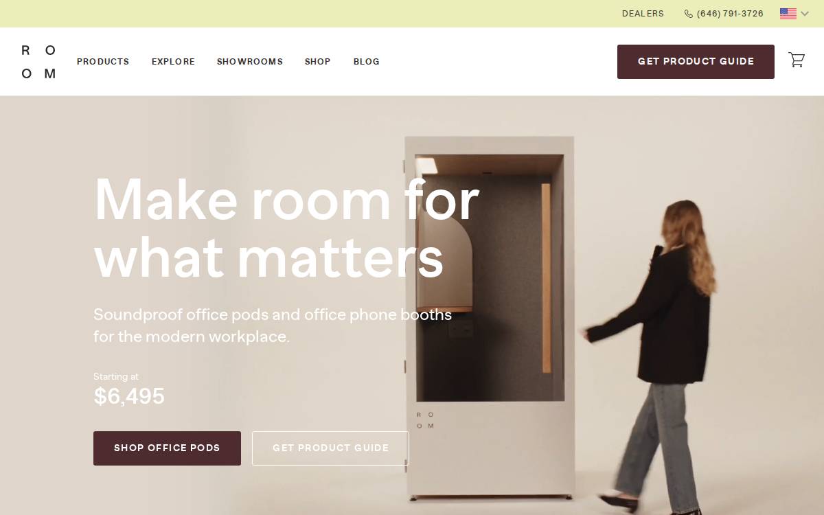 Room website preview