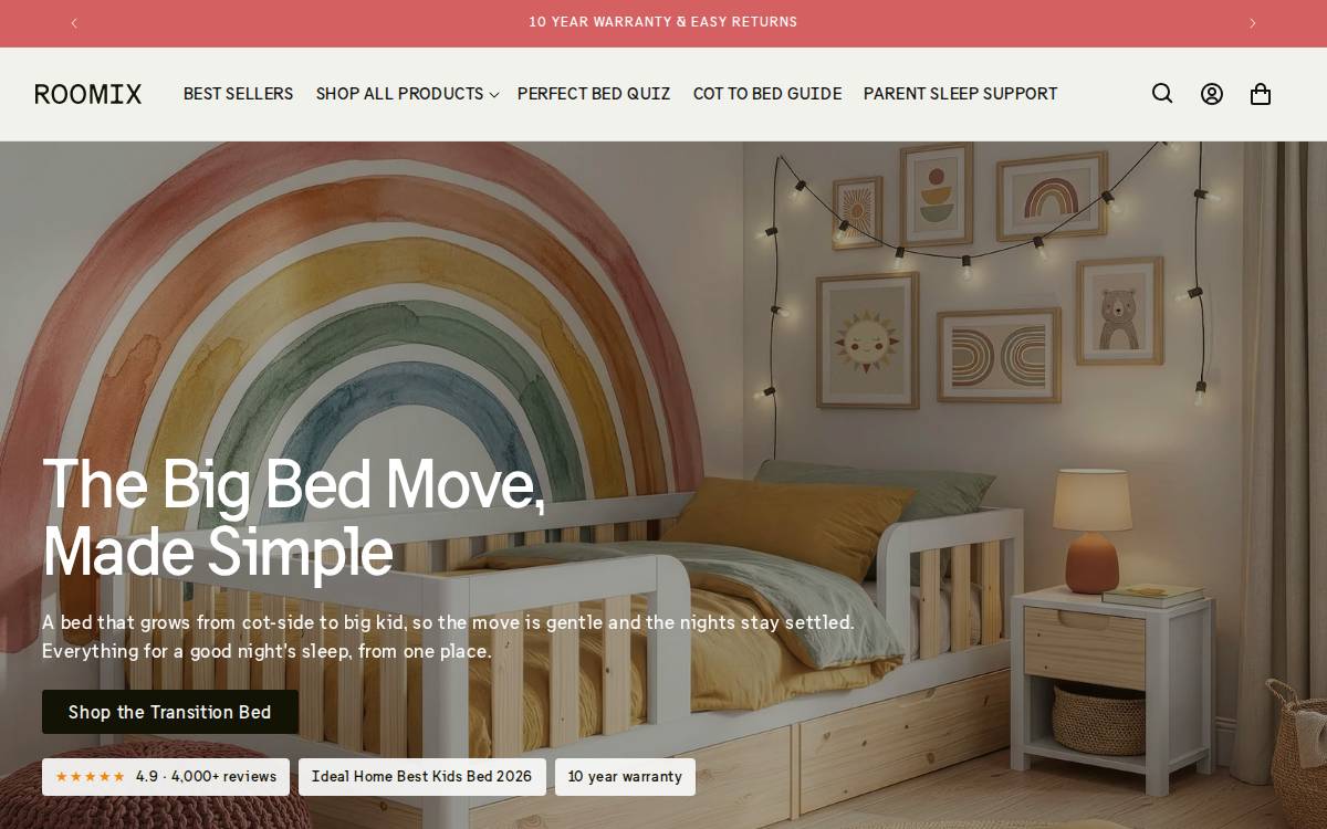 Roomix website preview