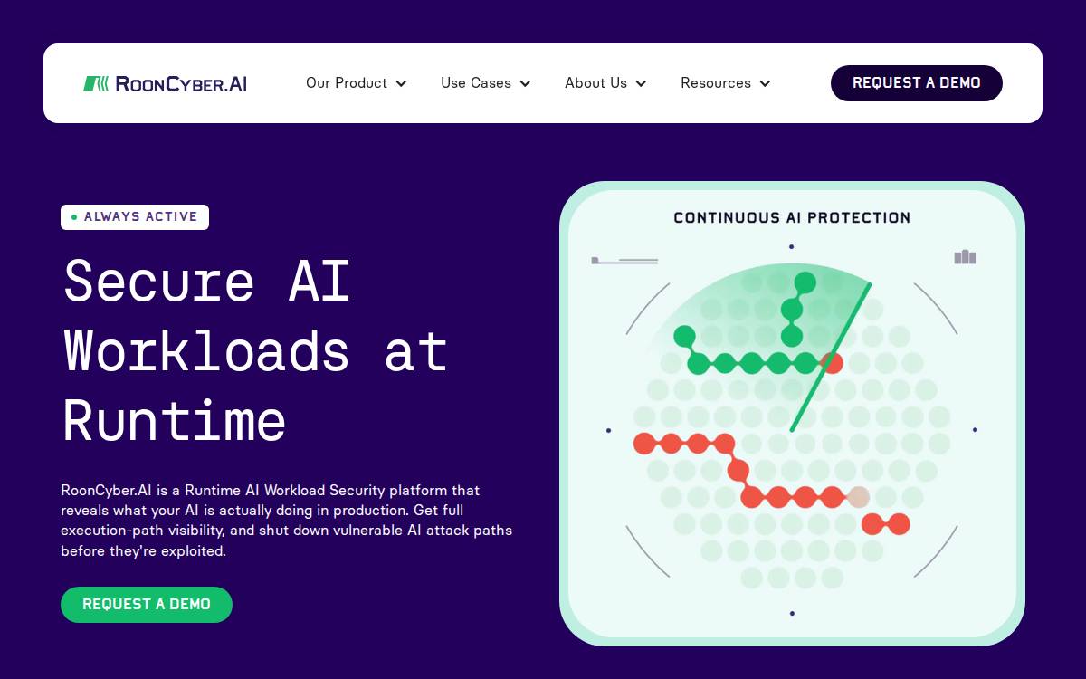 RoonCyber website preview