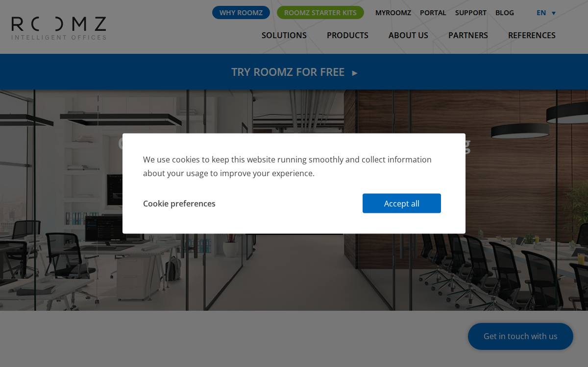 ROOOMZ website preview