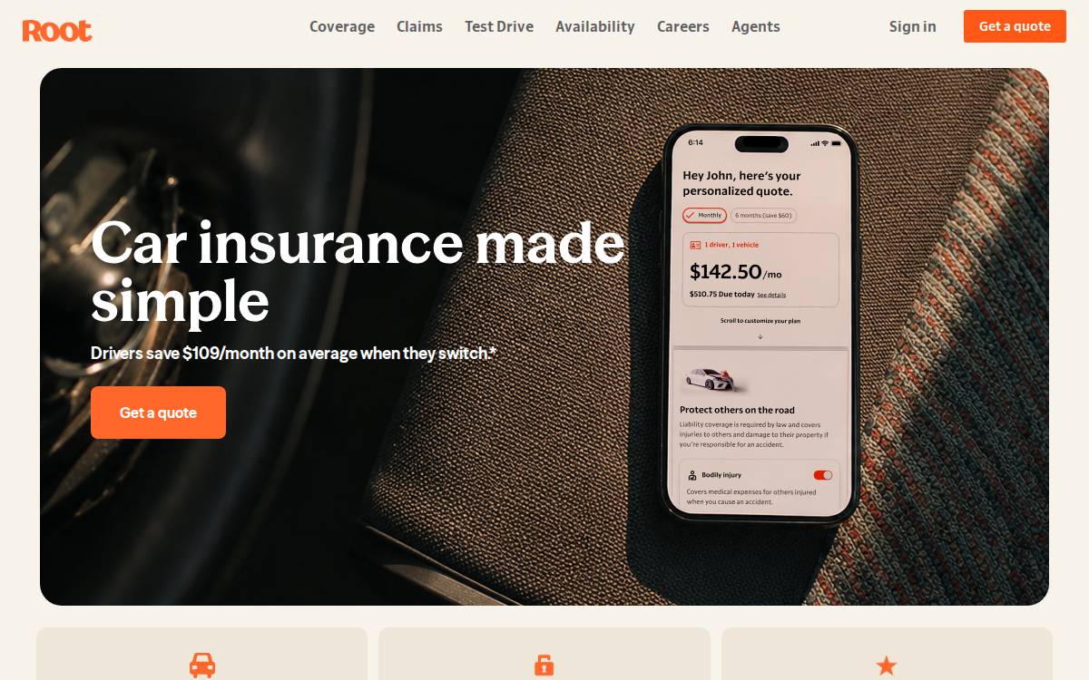 Root website preview