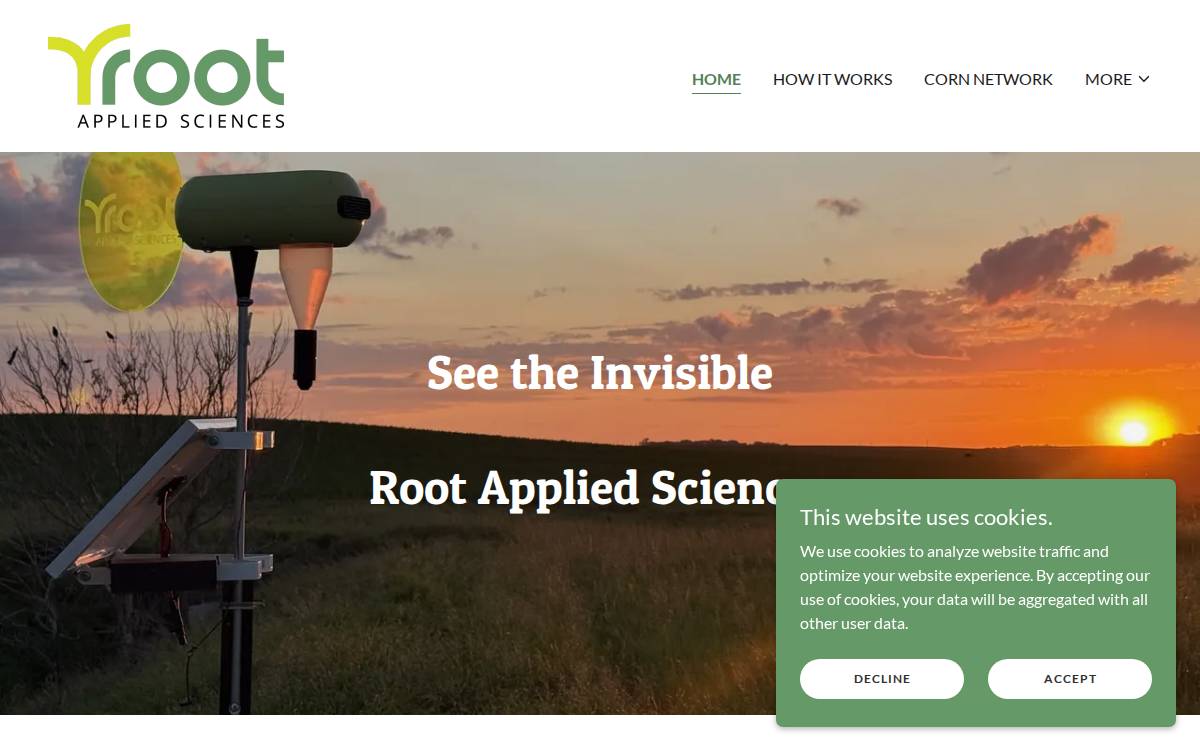 ROOT APPLIED SCIENCES INC website preview