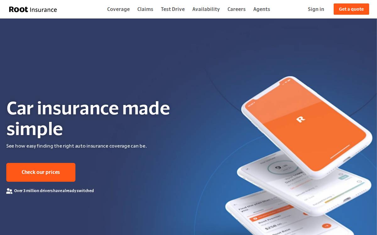 Root Inc website preview