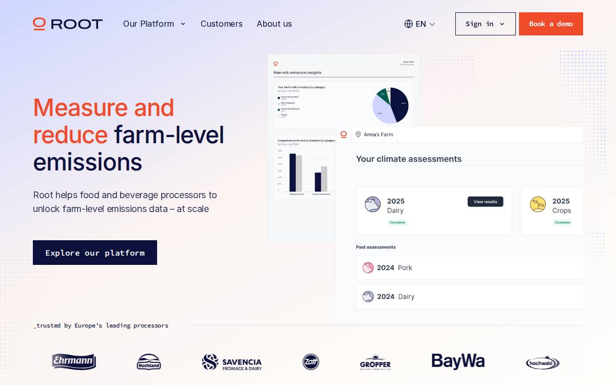 Root Global website preview