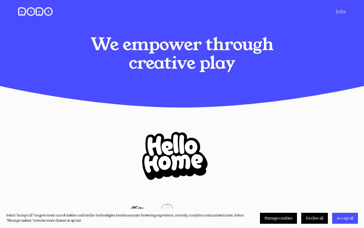 Rorointeractive website preview