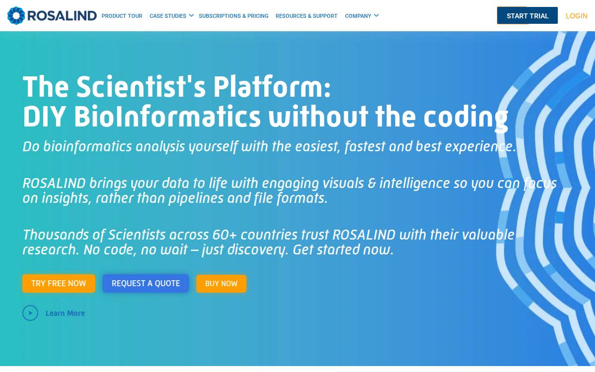 Rosalind website preview