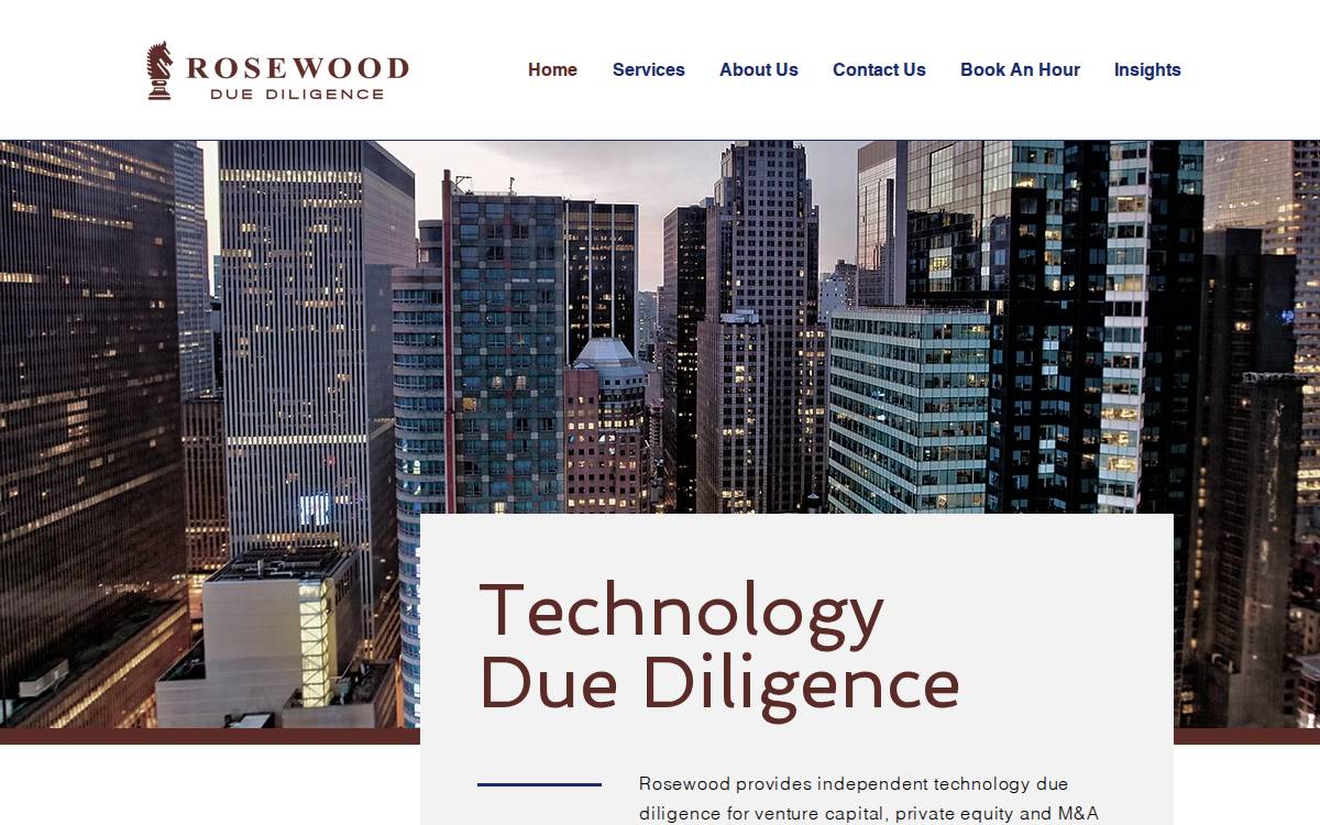 Rosewood website preview