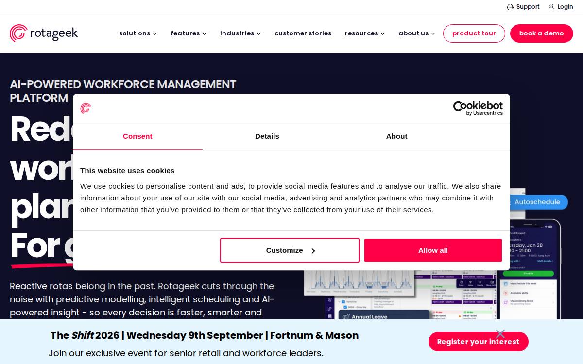 Rotageek website preview