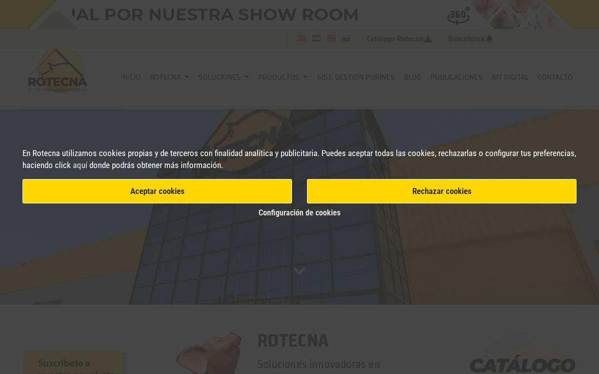 Rotecna website preview