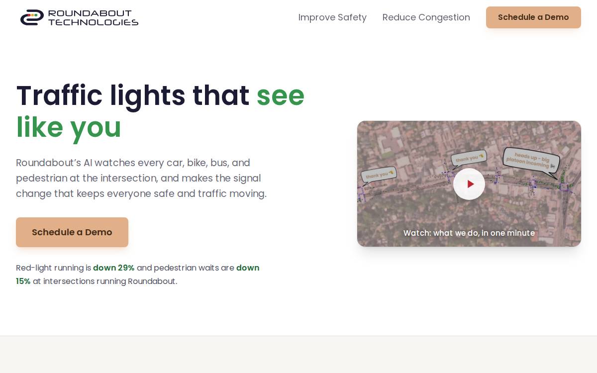 Roundabout Technologies website preview