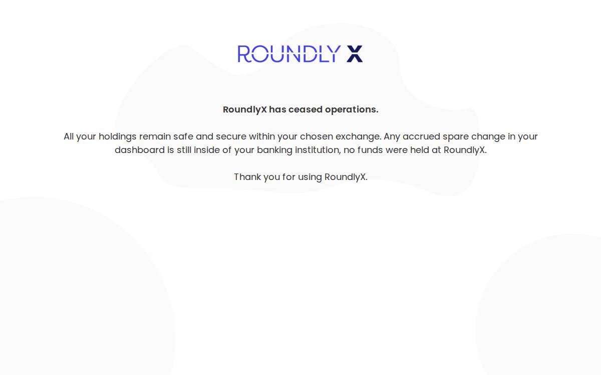 RoundlyX website preview