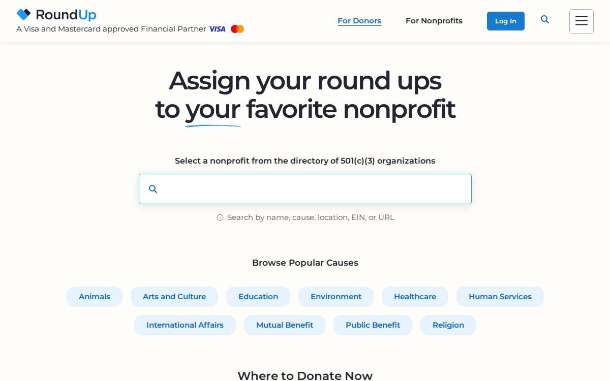 Roundup website preview