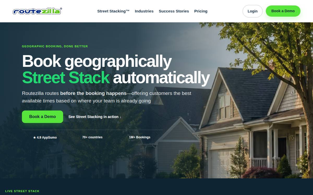 Routezilla website preview