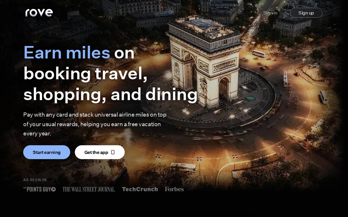 Rove website preview