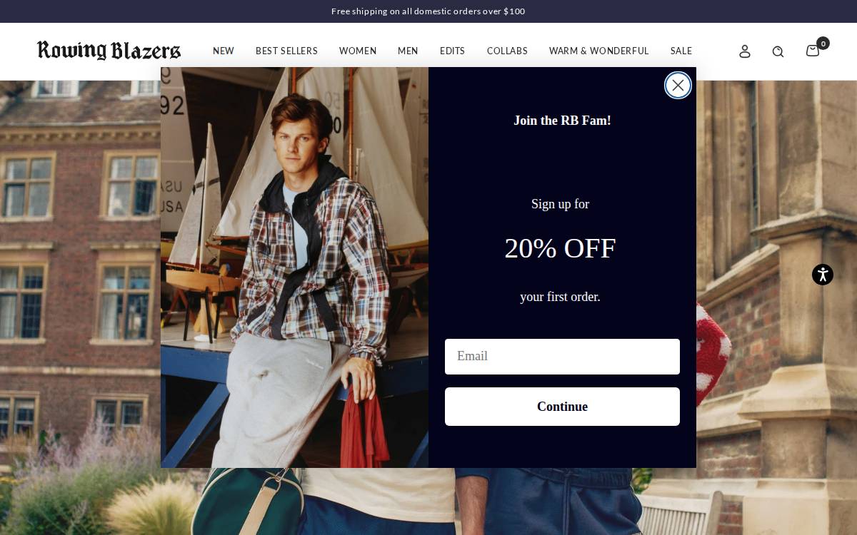 Rowing Blazers website preview