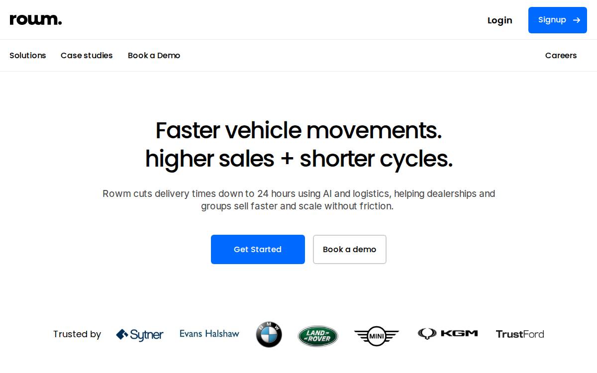 Rowm website preview
