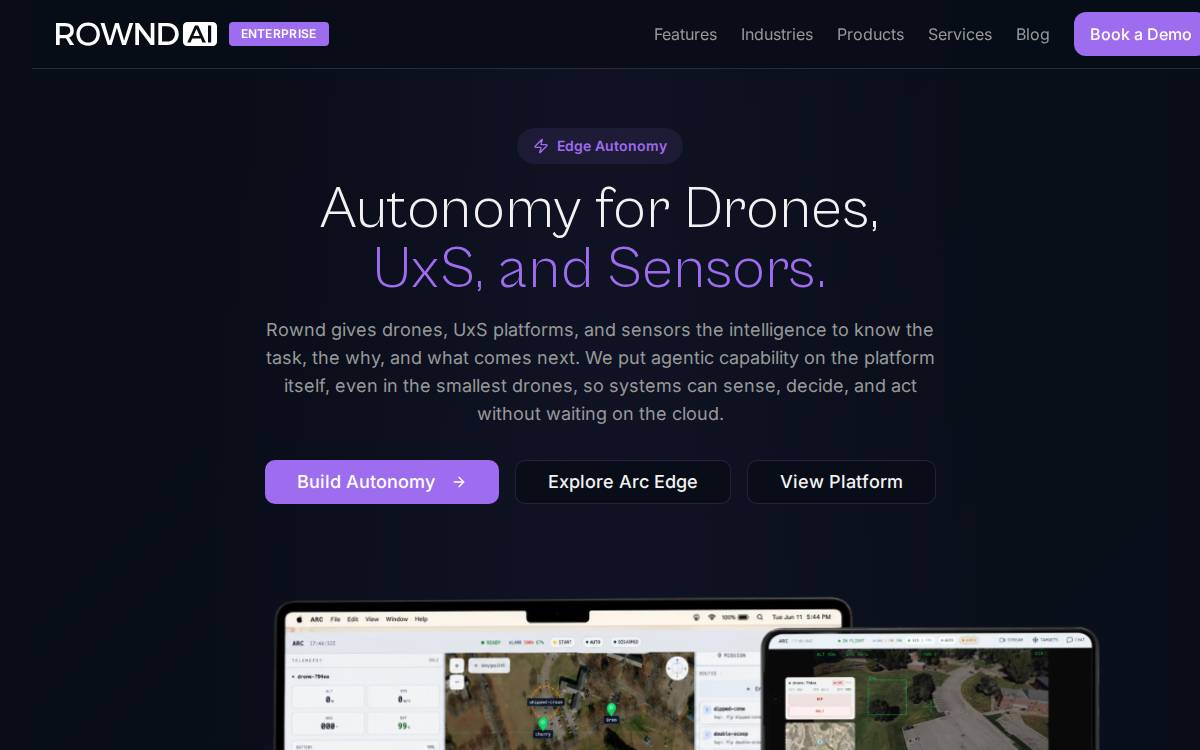 Rownd website preview