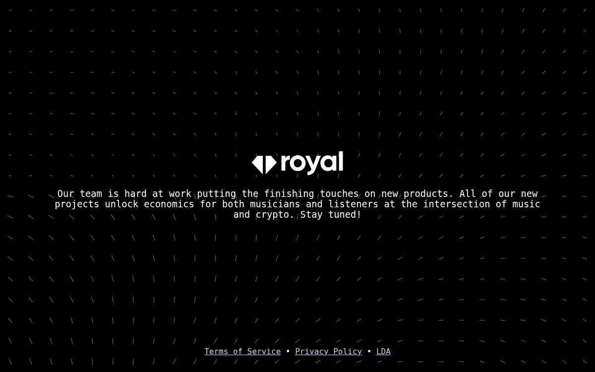Royal website preview