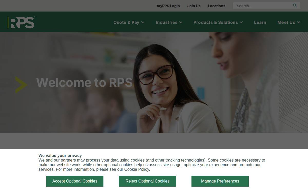 Rpsins website preview