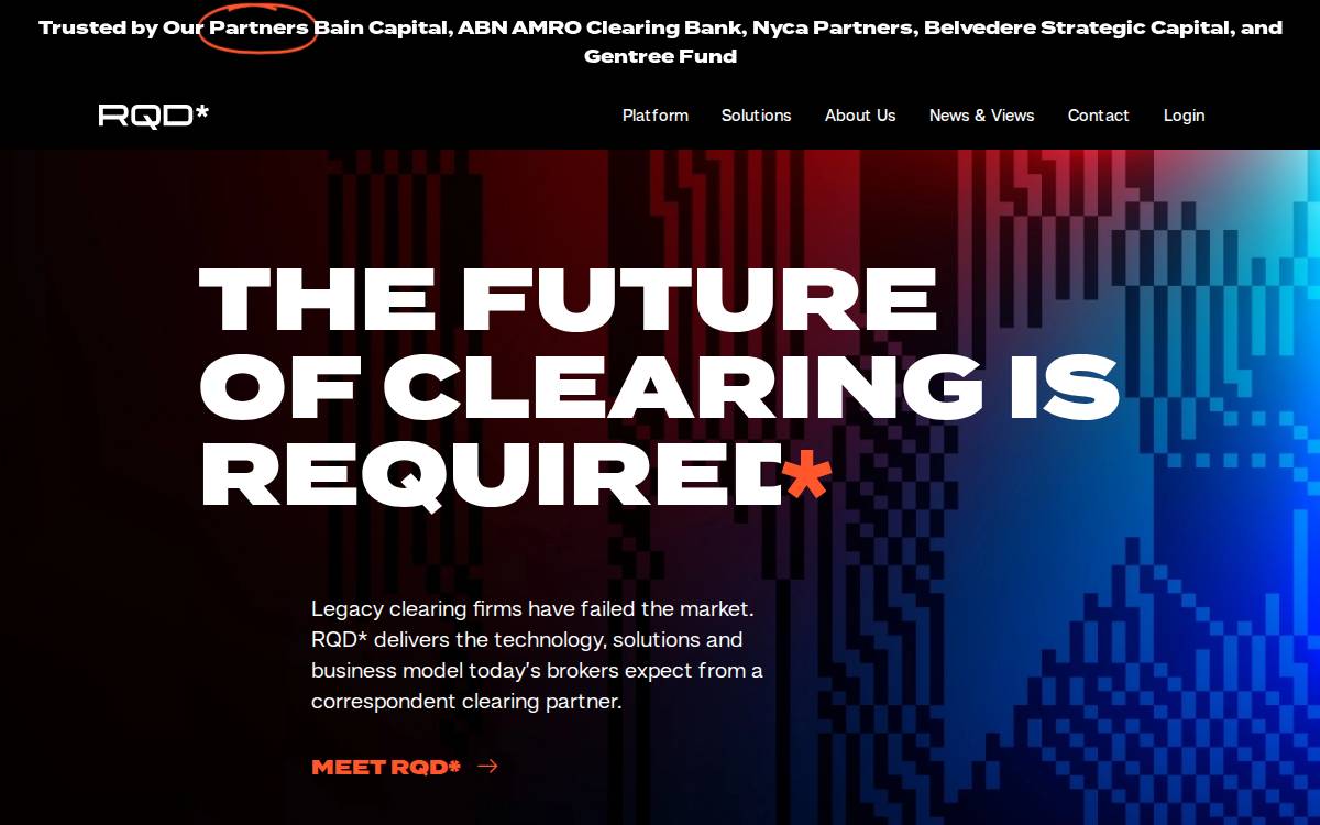 RQD Clearing website preview