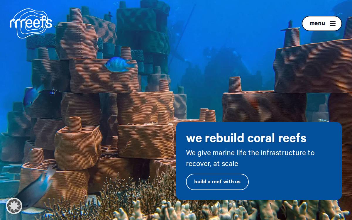 RRReefs website preview