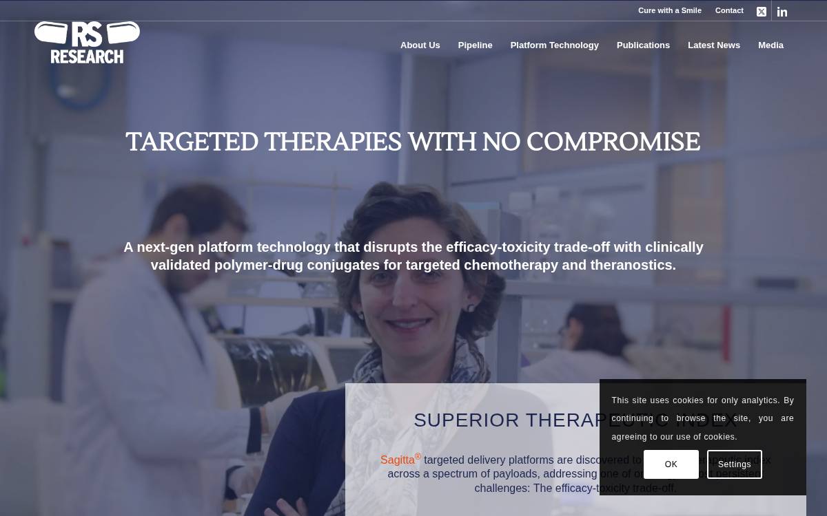 RS Research website preview
