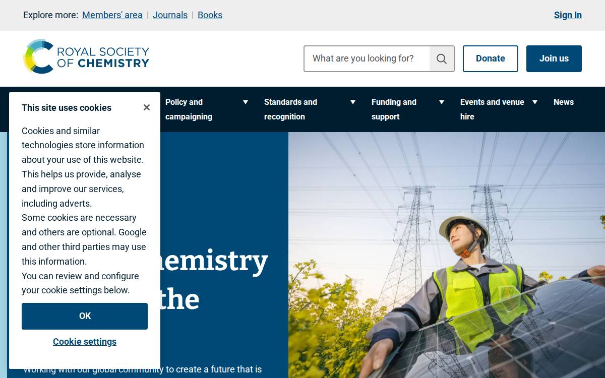 Rsc website preview