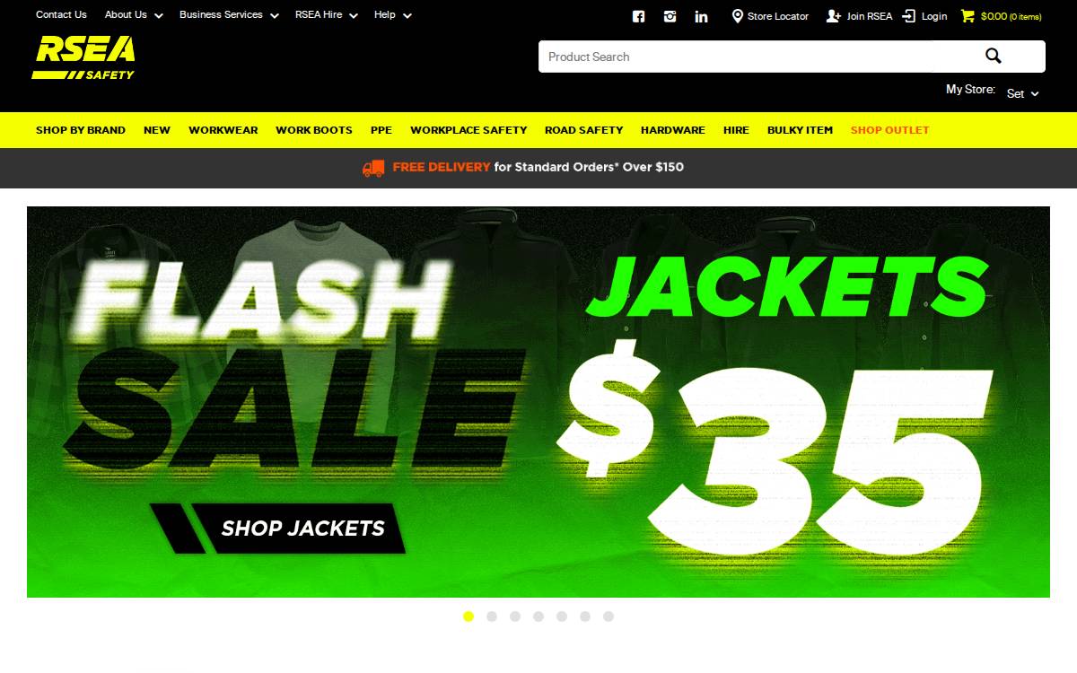 RSEA website preview
