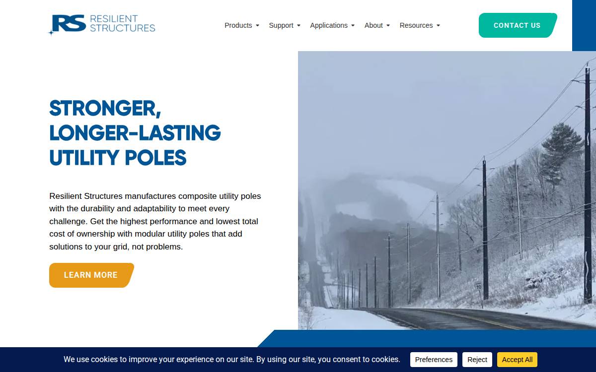 Rspoles website preview