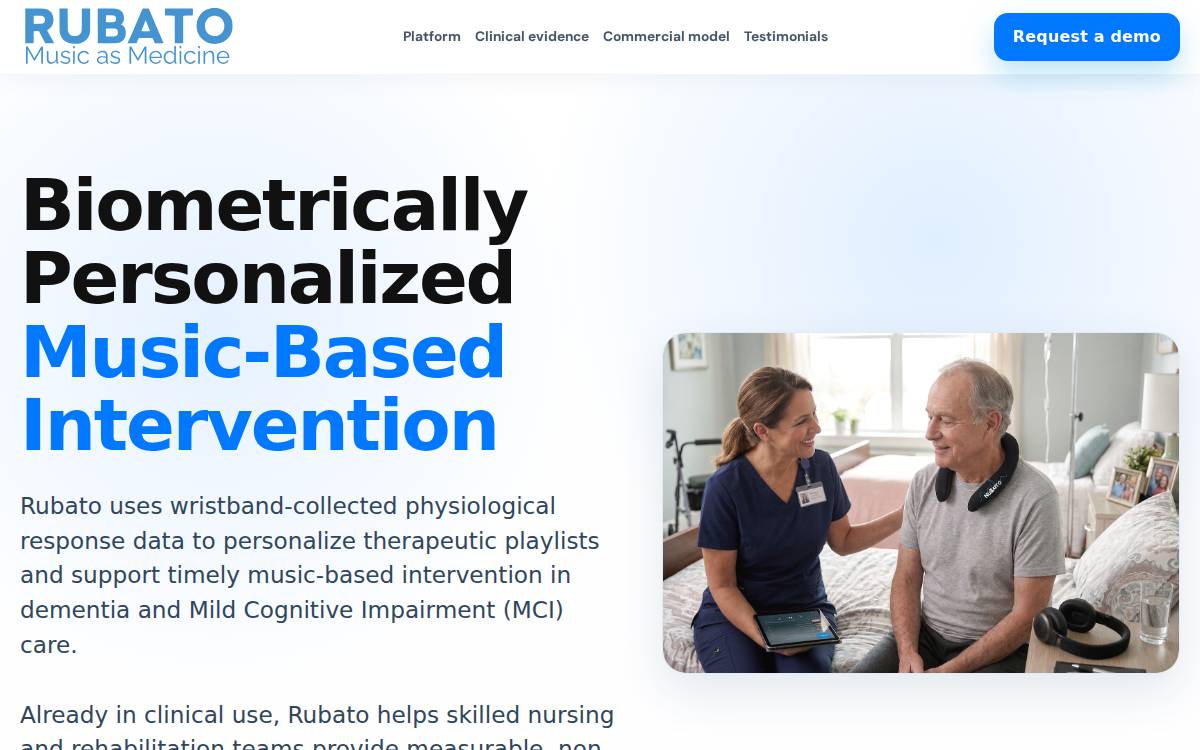 Rubato website preview