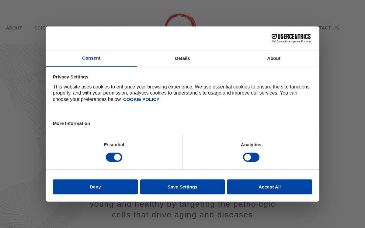 Rubedo Life Sciences website preview