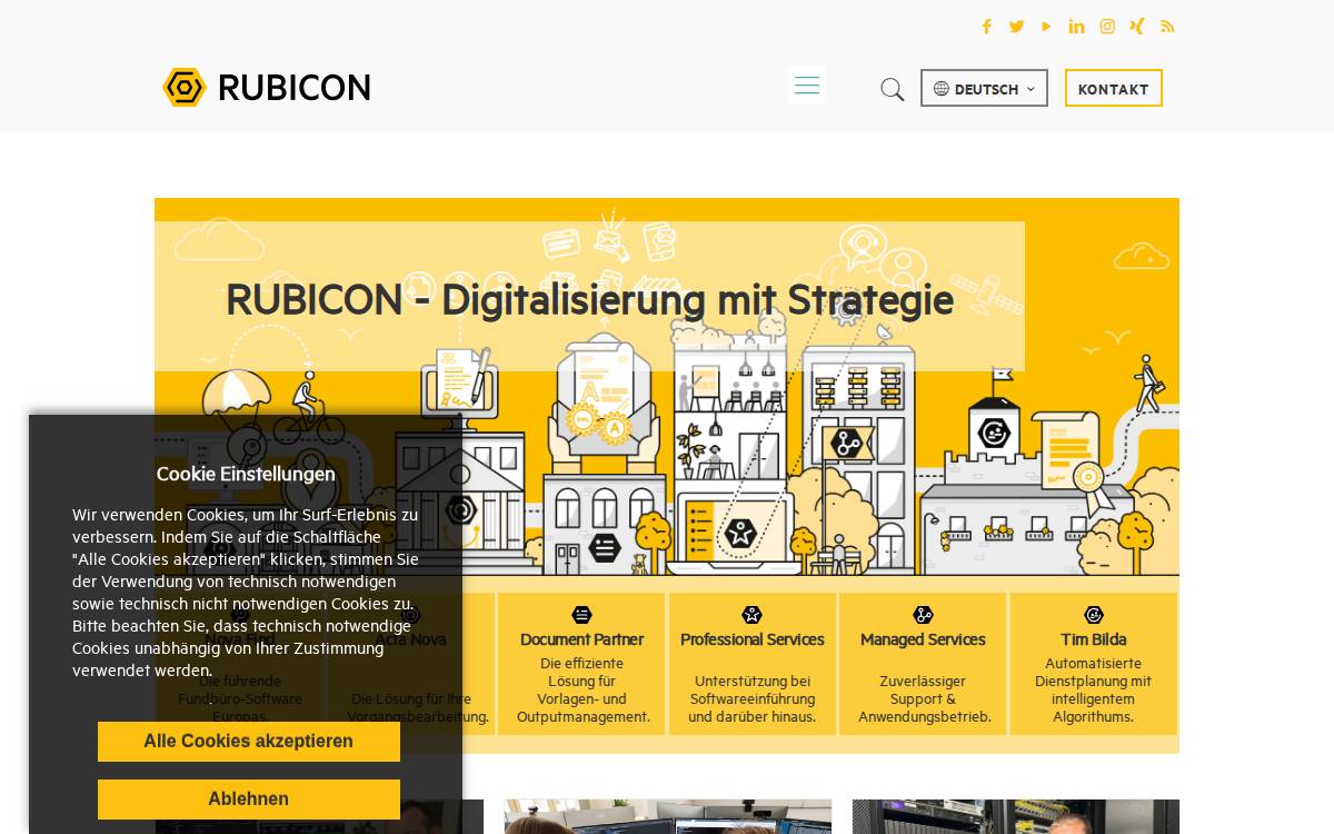 RUBICON website preview