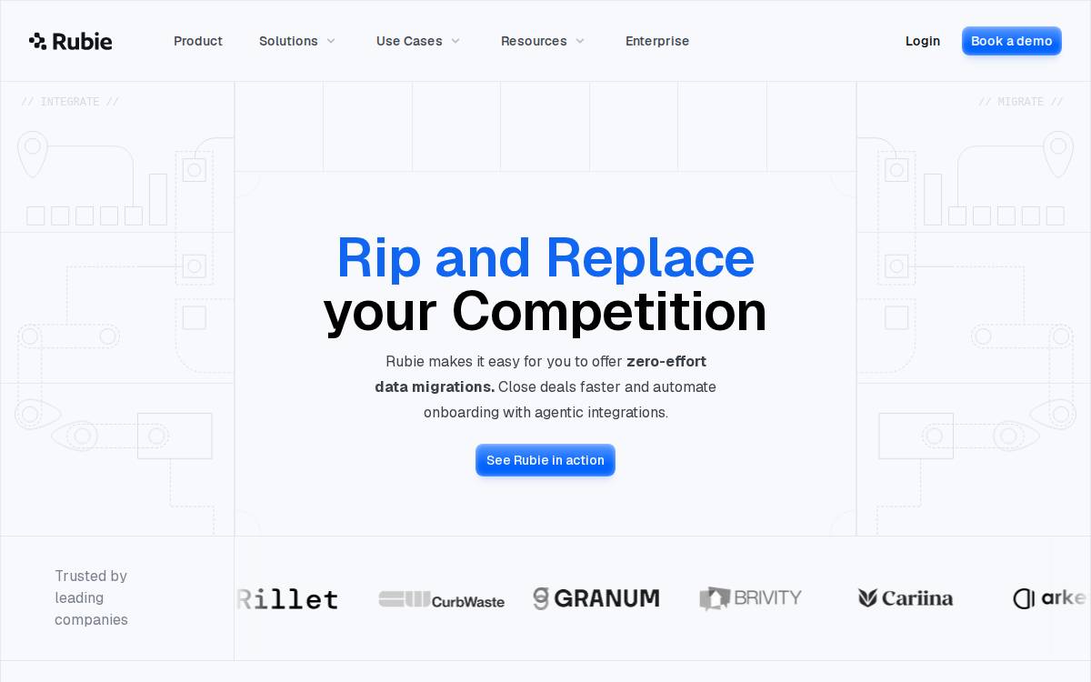 Rubie website preview